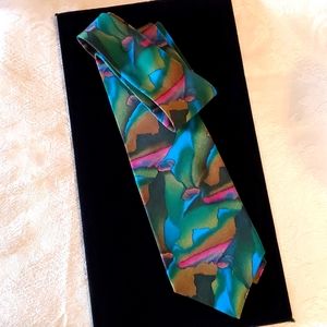 Jerry Garcia 100% Silk Tie Made In USA